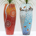 Mosaic planters
