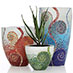 Obbligato Mosaic plant pots